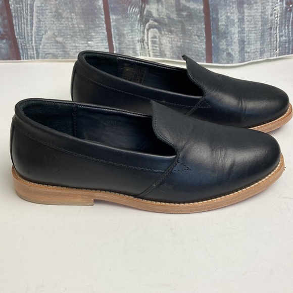 Patina Portland Leather Goods Genuine Leather Rounded Toe Loafer 6.5 Preppy - Picture 6 of 16